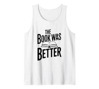 Il Libro Era Meglio Citazione letteraria Divertente Canotta