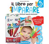 Il libro per imparare. 5 anni. Tanti giochi e attività per imparare divertendosi. Ediz. illustrata. Con 6 pennarelli