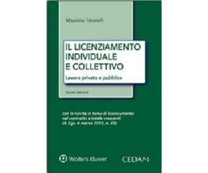 Il licenziamento individuale collettivo. Lavoro privato e pubblico
