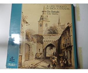 Il Lied Tedesco da Bach a Strauss: BACH Bist du bei mir - MOZART Das lied der trennung, K.619 - BEETHOVEN Mephistopheles lied vom floh, op.75/3 - SCHUBERT Nachtstuck, op.36/2; Der wanderer an der mond, op.80 --SCHUMANN Meine Rose, op.90/2; Der Hidalgo, op.30/3 - BRAHMS Erlaube mir feins madchen; Uber die haide, op.84/4 - WOLF Auch kleine dinge - MAHLER Liebst du um schonheit - Ich bin der welt - STRAUSS Standchen, op.17/2; Traum durch die dammerung --FONIT CETRA - Italia-CET ITL 70013-Vinyl LP-