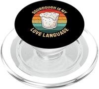 Il lievito madre vintage è il mio linguaggio d"amore amante del cibo a PopSockets PopGrip per MagSafe
