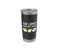 Il limite non esiste Love Deviled Egg Funny Thanksgiving Bicchiere termico in acciaio inox doppia parete