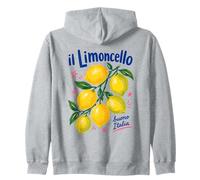 Il Limoncello Buono Italia Amalfi Limone Art Felpa con Cappuccio
