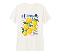 Il Limoncello Buono Italia Amalfi Limone Art Maglietta Premium