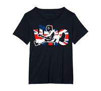 Il Logo Ufficiale di The Who Pete riorganizza Maglietta, Donna Plus-Size, Nero, 2X