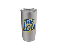 Il Lou - Graffiti urbani St Louis Missouri Bicchiere termico in acciaio inox doppia parete