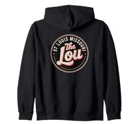 Il Lou - Vintage St Louis Missouri Felpa con Cappuccio