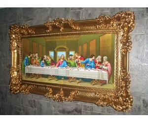 Il L'Ultimo Ultima Cena Quadro Di Leonardo da Vinci 12 Apostolo Antico Barocco