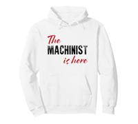 Il macchinista è Qui - Divertente Felpa con Cappuccio