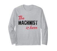 Il macchinista è Qui - Divertente Maglia a Manica