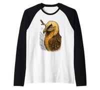 Il maestoso gipeto, ornitologia e Amante degli Uccelli Maglia con Maniche Raglan