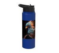 Il maestoso splendore della fenice risorta Stainless Steel Insulated Water Bottle
