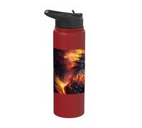 Il maestoso splendore della fenice risorta Stainless Steel Insulated Water Bottle