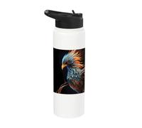 Il maestoso splendore della fenice risorta Stainless Steel Insulated Water Bottle