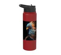 Il maestoso splendore della fenice risorta Stainless Steel Insulated Water Bottle