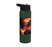 Il maestoso splendore della fenice risorta Stainless Steel Insulated Water Bottle