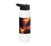 Il maestoso splendore della fenice risorta Stainless Steel Insulated Water Bottle