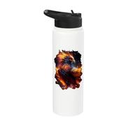 Il maestoso splendore della fenice risorta Stainless Steel Insulated Water Bottle