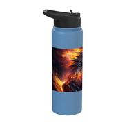 Il maestoso splendore della fenice risorta Stainless Steel Insulated Water Bottle