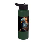 Il maestoso splendore della fenice risorta Stainless Steel Insulated Water Bottle