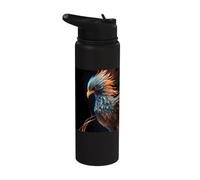 Il maestoso splendore della fenice risorta Stainless Steel Insulated Water Bottle