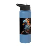Il maestoso splendore della fenice risorta Stainless Steel Insulated Water Bottle