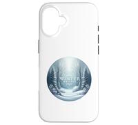 Il maestoso sussurro dei pini invernali Winter Winter Wonderland Custodia per iPhone 16