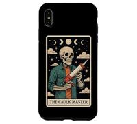 Il Maestro Caulk Calafataggio Operaio Edile Scheletro Tarocchi Custodia per iPhone XS Max