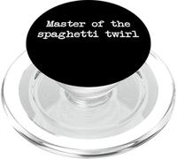 Il maestro degli spaghetti twirl Funny Spaghetti Minimalist PopSockets PopGrip per MagSafe