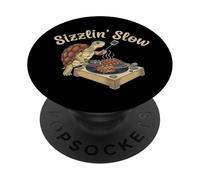 Il maestro di Sizzlin' Slow Turtle DJ Grill PopSockets PopGrip Adesivo