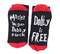 Il Maestro Ha Dato a Dobby un Calzino, Dobby è un di Calzini da Equipaggio Divertente, Confortevole, Tieni Caldo, Flessibile e Traspirante per Abbigliamento Casual, Corsa e