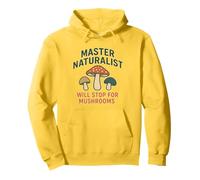 Il Maestro Naturalista Si fermerà per i Funghi Felpa con Cappuccio