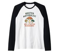 Il Maestro Naturalista Si fermerà per i Funghi Maglia con Maniche Raglan