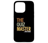 Il Maestro Quiz Ho detto | Quiz Serata | Pub Quiz Custodia per iPhone 15 Pro Max