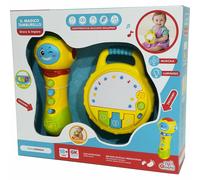 Il Magico Tamburello con microfono giocattolo per bambini