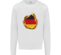 Il Maglione Con Effetto Fuoco Bandiera Tedesca Germania Uomo