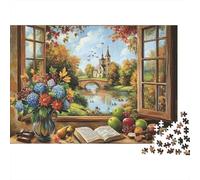 Il magnifico castello Castello adatto ad adulti e bambini Gioco creativo estremamente difficile Sfida da completare 1000 pezzi (75x50 cm)