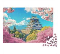 Il magnifico castello Castello adatto per l'intrattenimento in famiglia e giochi di puzzle educativi Fantastico e divertente Super difficile 1000 pezzi (75x50 cm)