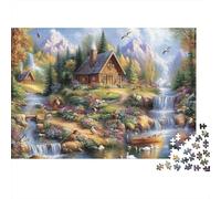 Il magnifico castello Castello adatto per l'intrattenimento in famiglia e giochi di puzzle educativi Fantastico e divertente Super difficile 1000 pezzi (75x50 cm)
