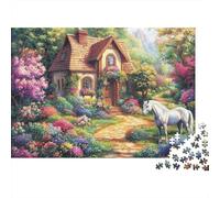 Il magnifico castello Castello adatto per l'intrattenimento in famiglia e giochi di puzzle educativi Fantastico e divertente Super difficile 1000 pezzi (75x50 cm)