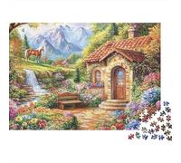 Il magnifico castello Castello adatto per l'intrattenimento in famiglia e giochi di puzzle educativi Fantastico e divertente Super difficile 500 pezzi (52x38 cm)