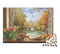 Il magnifico castello Castello carino e divertente classico gioco di puzzle difficile da difficile Puzzle splendidamente decorati 1000 pezzi (75x50 cm)