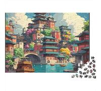 Il magnifico castello Castello Un divertente gioco per famiglie adatto ad adulti, adolescenti e bambini con un alto livello di difficoltà 300 pezzi (40x28 cm)