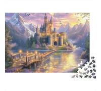 Il magnifico castello Castello Un divertente gioco per famiglie adatto ad adulti, adolescenti e bambini con un alto livello di difficoltà 1000 pezzi (75x50 cm)