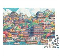 Il magnifico castello, giochi da castello per tutta la famiglia, idee regalo per uomini e donne, confezione unica da 500 pezzi (52x38 cm)