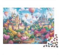 Il magnifico castello Gioco educativo divertente Estremamente difficile da completare Adatto per l'intrattenimento familiare 1000 pezzi (75x50 cm)