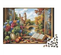 Il magnifico castello Puzzle estremamente difficile, molto difficile da completare Adatto agli adulti 300 pezzi (40x28 cm)