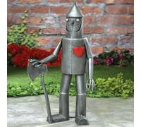 Il Mago Di Oz "Uomo Di Latta Con Un Cuore" Scultore Di Giardino In Metallo