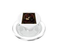 Il Mago Gatto Nero Art Deco Murder Mystery PopSockets PopGrip per MagSafe