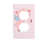 Il maiale volante del fumetto ha stampato l'annuncio pubblicitario residenziale termoresistente standard resistente agli urti del PC del